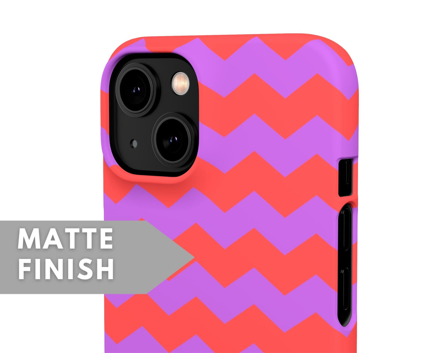 Purple Pattern Snap Case - Classy Cases - Phone Case - iPhone 14 - Glossy -