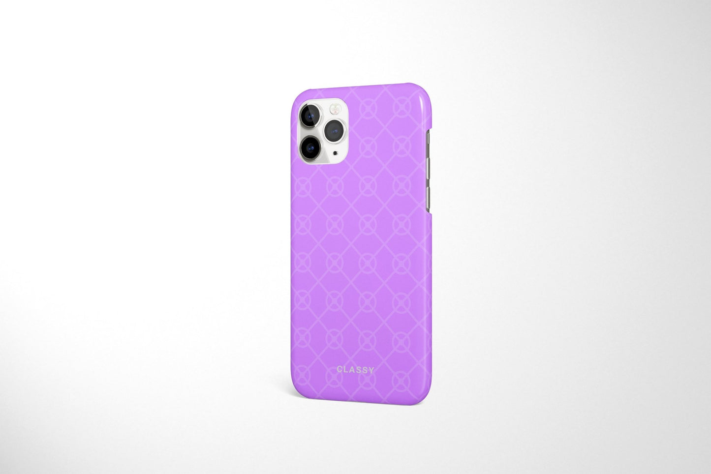 Purple Pattern Snap Case - Classy Cases - Phone Case - iPhone 14 - Glossy -