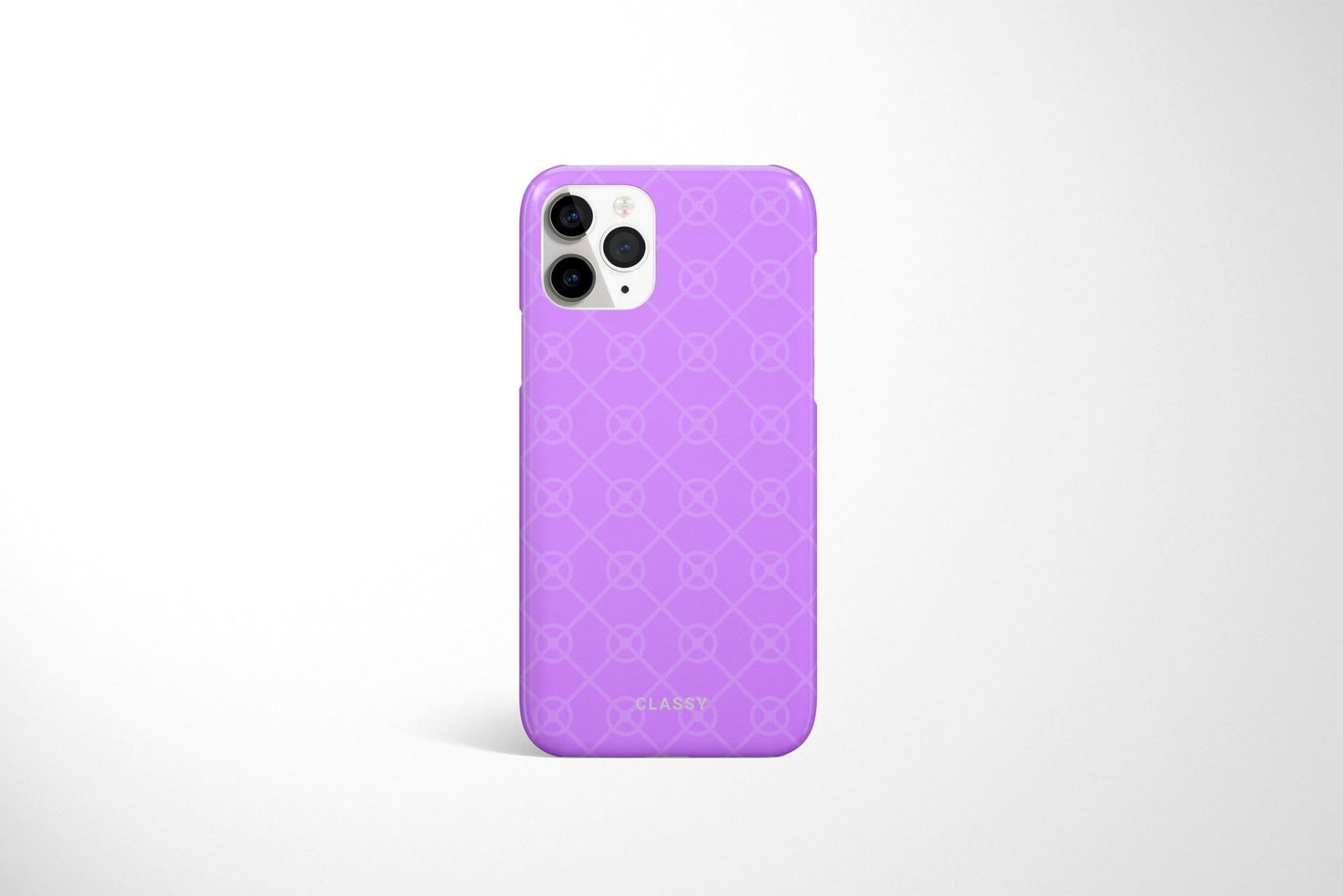 Purple Pattern Snap Case - Classy Cases - Phone Case - iPhone 14 - Glossy -