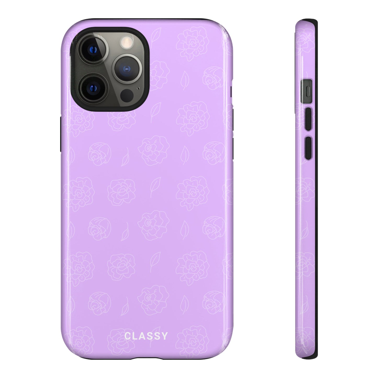 Purple Roses Tough Case - Classy Cases - Phone Case - iPhone 14 - Glossy -