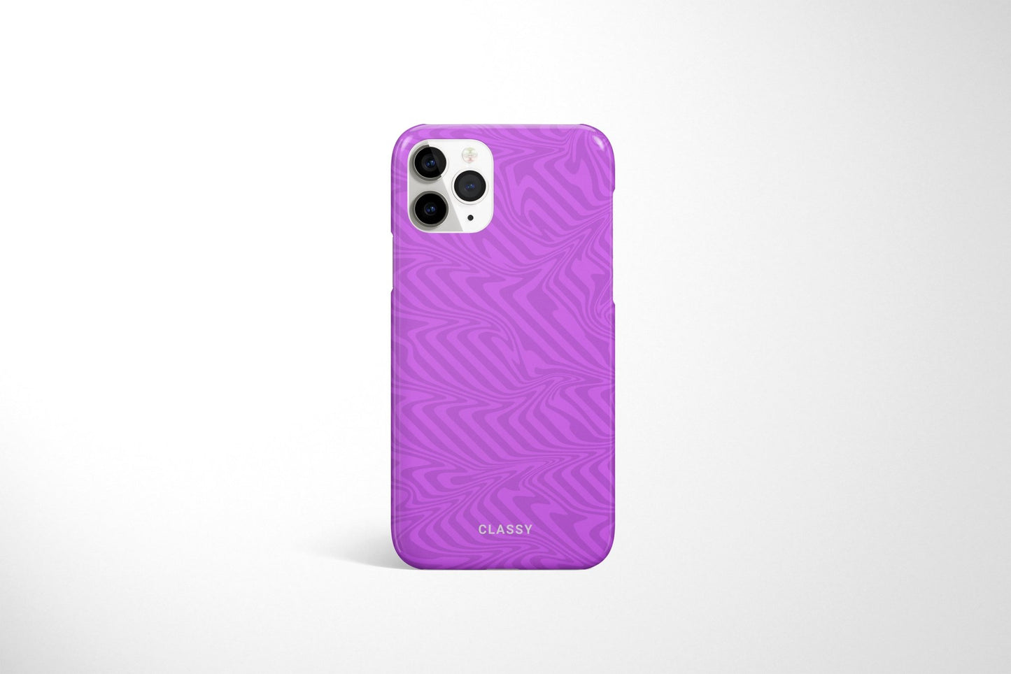 Purple Swirl Snap Case - Classy Cases - Phone Case - iPhone 14 - Glossy -
