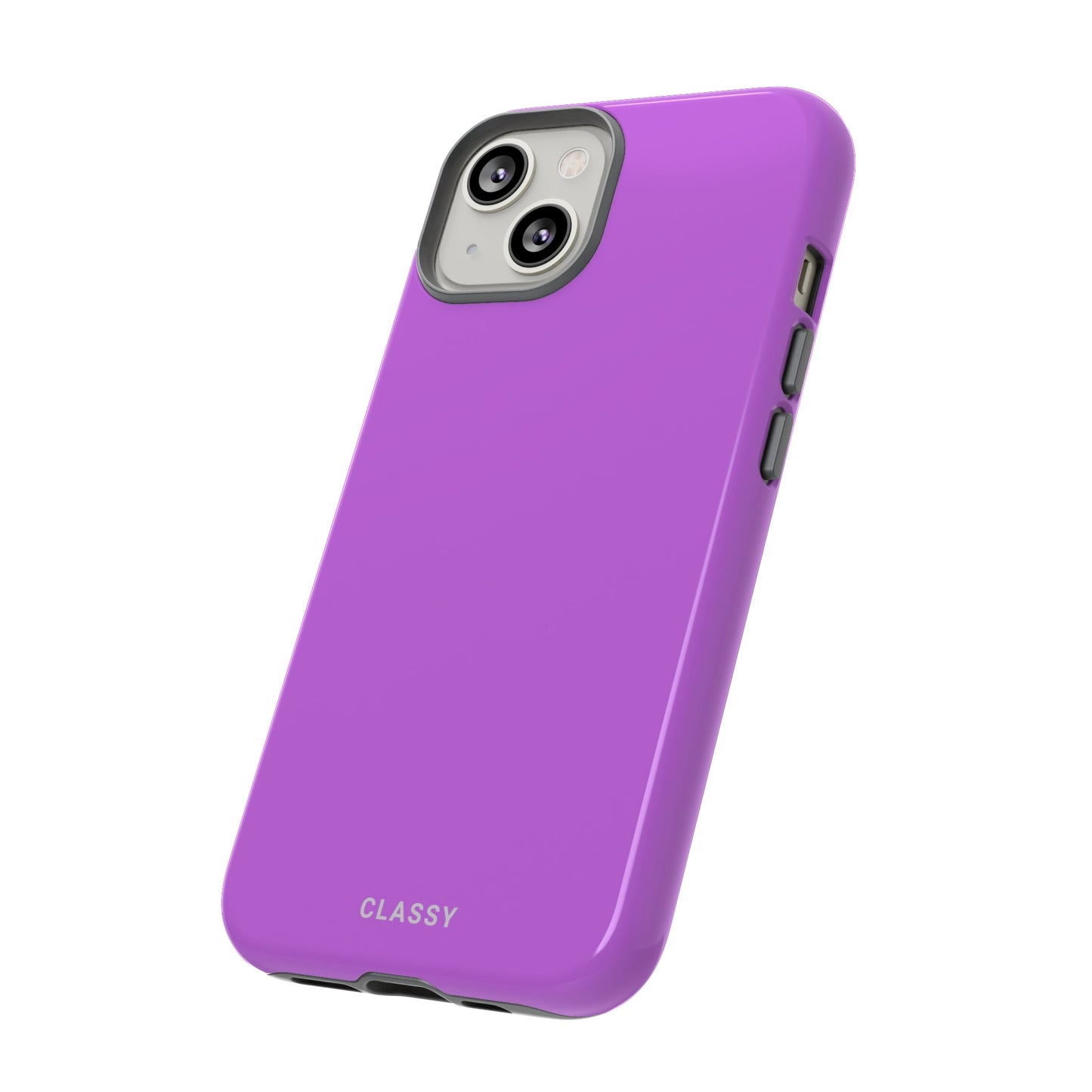 Purple Tough Case - Classy Cases - Phone Case - iPhone 14 - Glossy -