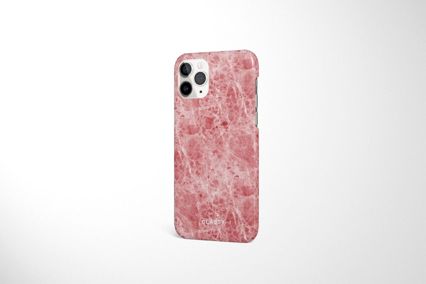 Red Marble Snap Case - Classy Cases - Phone Case - iPhone 14 - Glossy -