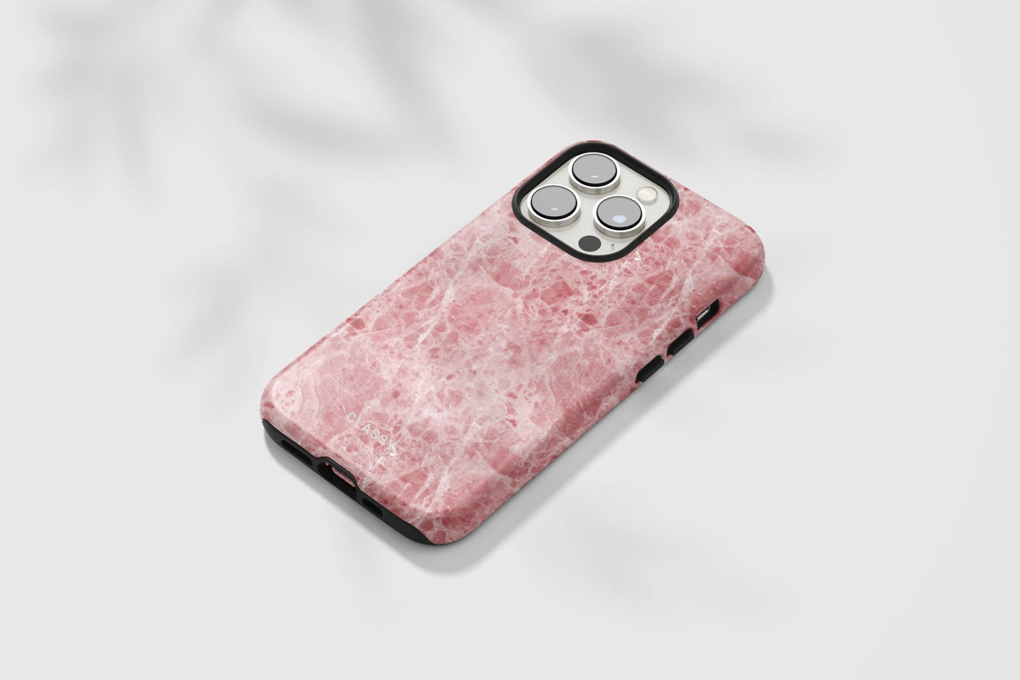 Red Marble Tough Case - Classy Cases - Phone Case - iPhone 15 - Glossy -