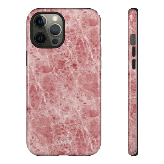 Red Marble Tough Case - Classy Cases