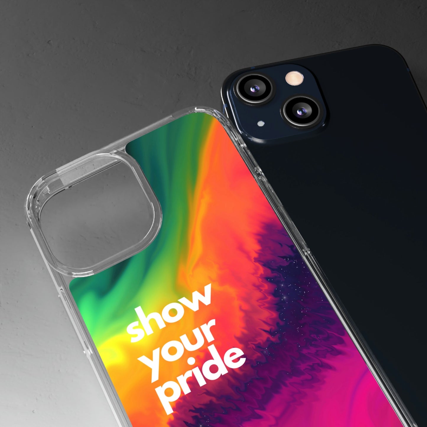 Show Your Pride Clear Case - Classy Cases - Phone Case - iPhone 13 Mini - Without gift packaging -