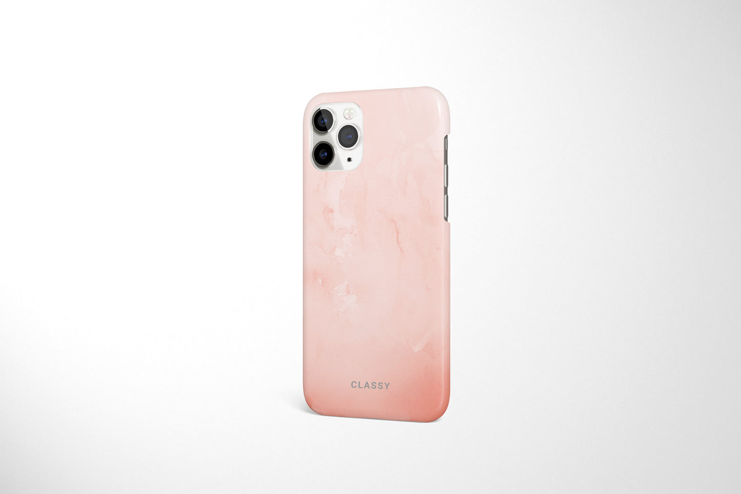Simple Pink Marble Snap Case - Classy Cases - Phone Case - iPhone 12 Pro Max - Glossy -