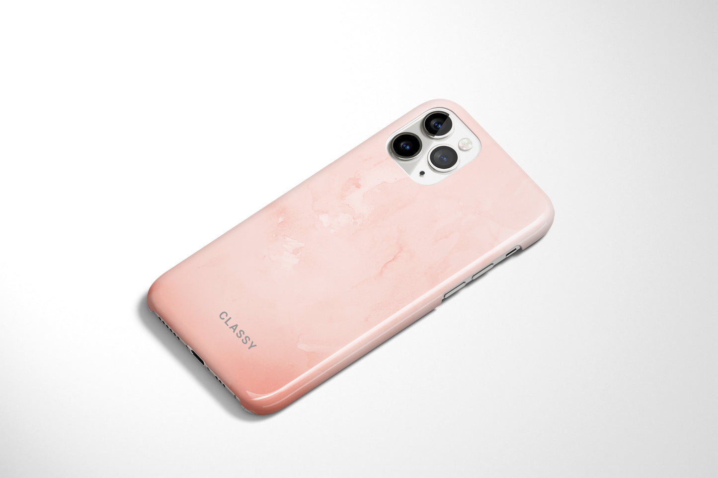 Simple Pink Marble Snap Case - Classy Cases - Phone Case - iPhone 12 Pro Max - Glossy -