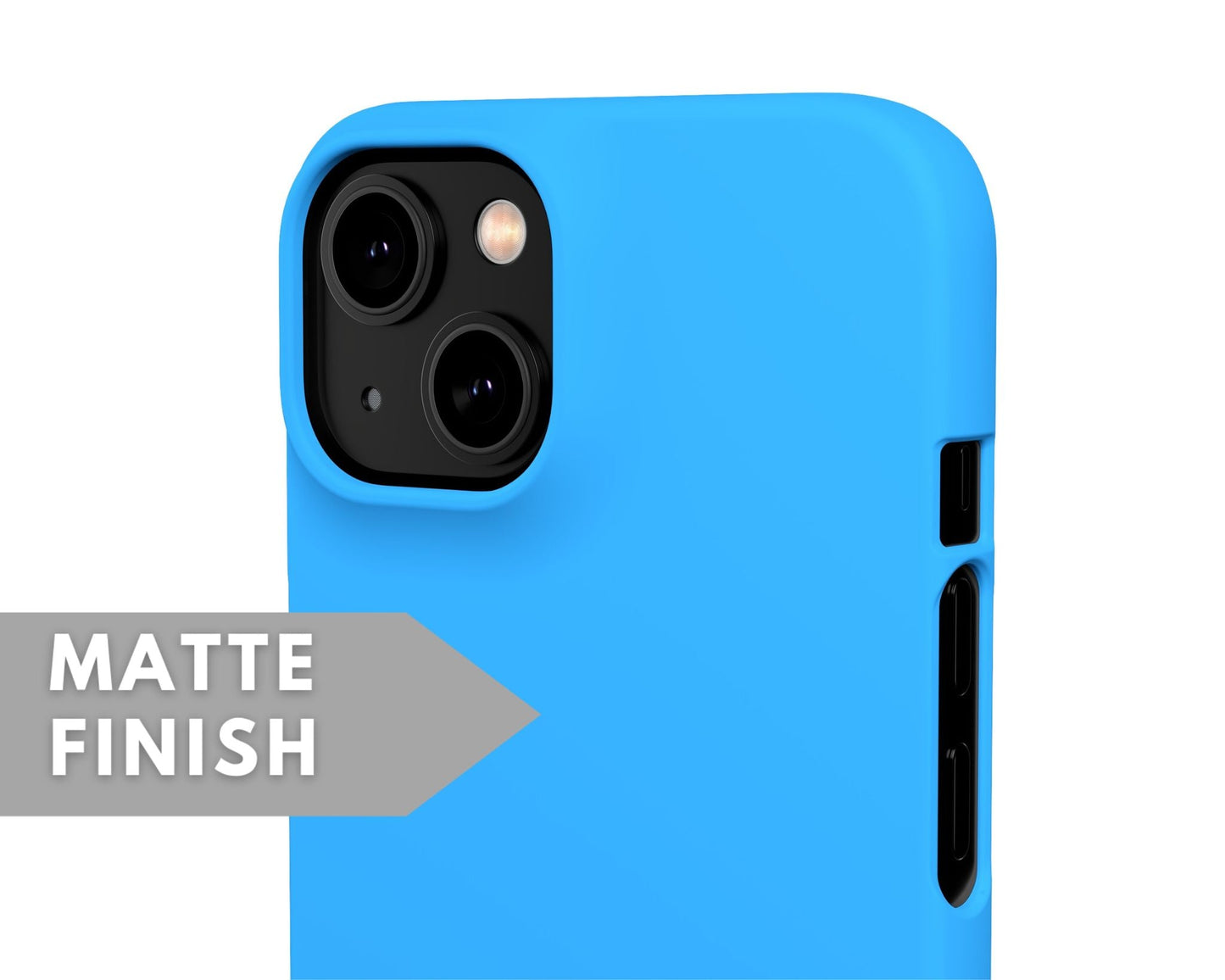 Sky Blue Snap Case - Classy Cases - Phone Case - iPhone 14 - Glossy -