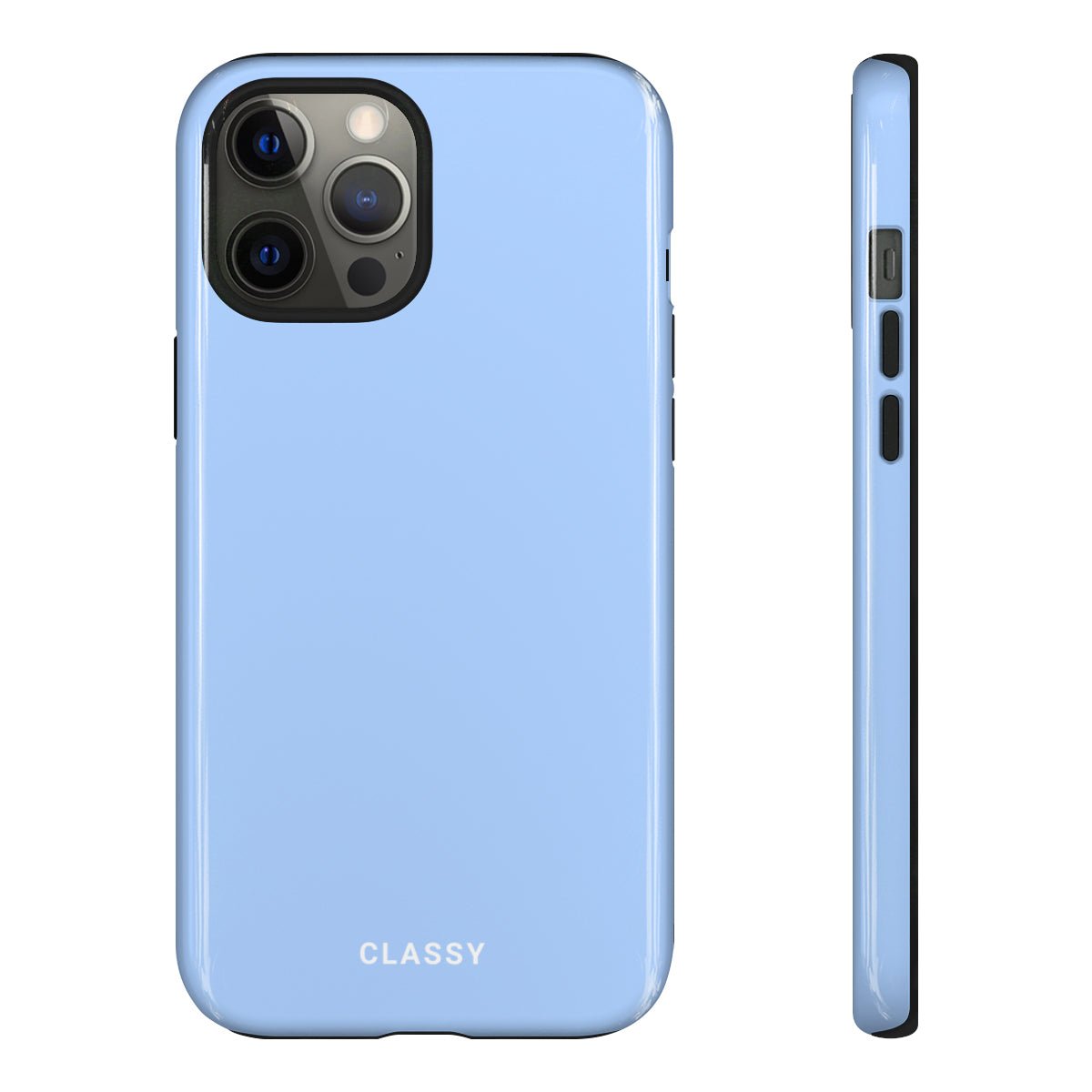 Sky Blue Tough Case - Classy Cases - Phone Case - iPhone 14 - Glossy -