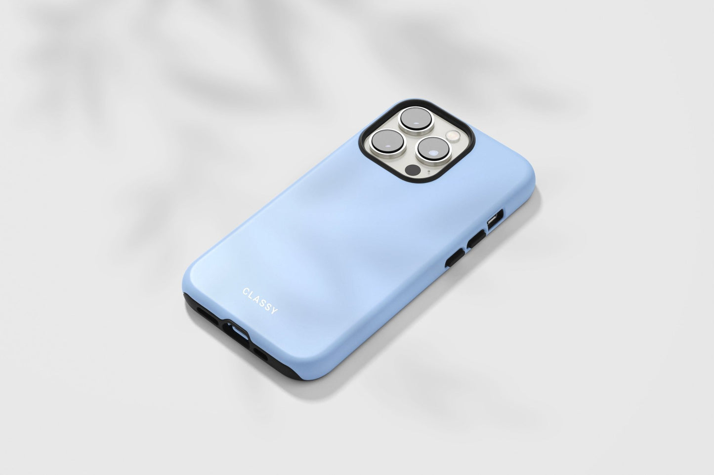 Sky Blue Tough Case - Classy Cases - Phone Case - iPhone 14 - Glossy -