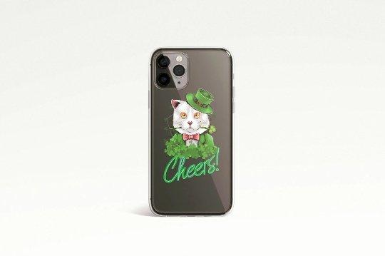 St Patrick's Day Clear Case - Classy Cases - Phone Case - iPhone 12 Pro Max - With gift packaging -