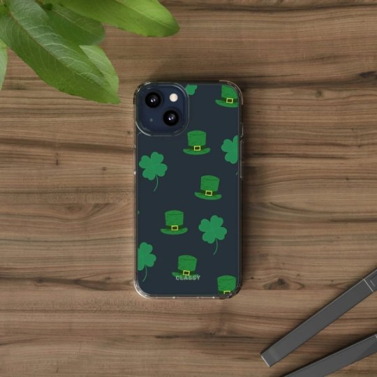 St Patrick's Day Clear Case - Classy Cases - Phone Case - iPhone 12 Pro Max - With gift packaging -