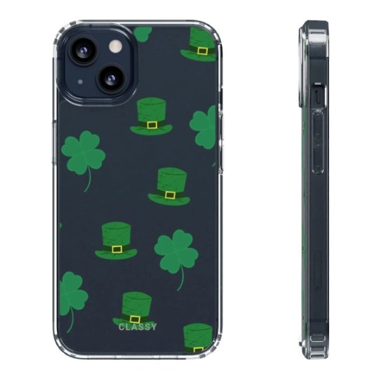St Patrick's Day Clear Case - Classy Cases - Phone Case - iPhone 12 Pro Max - With gift packaging -
