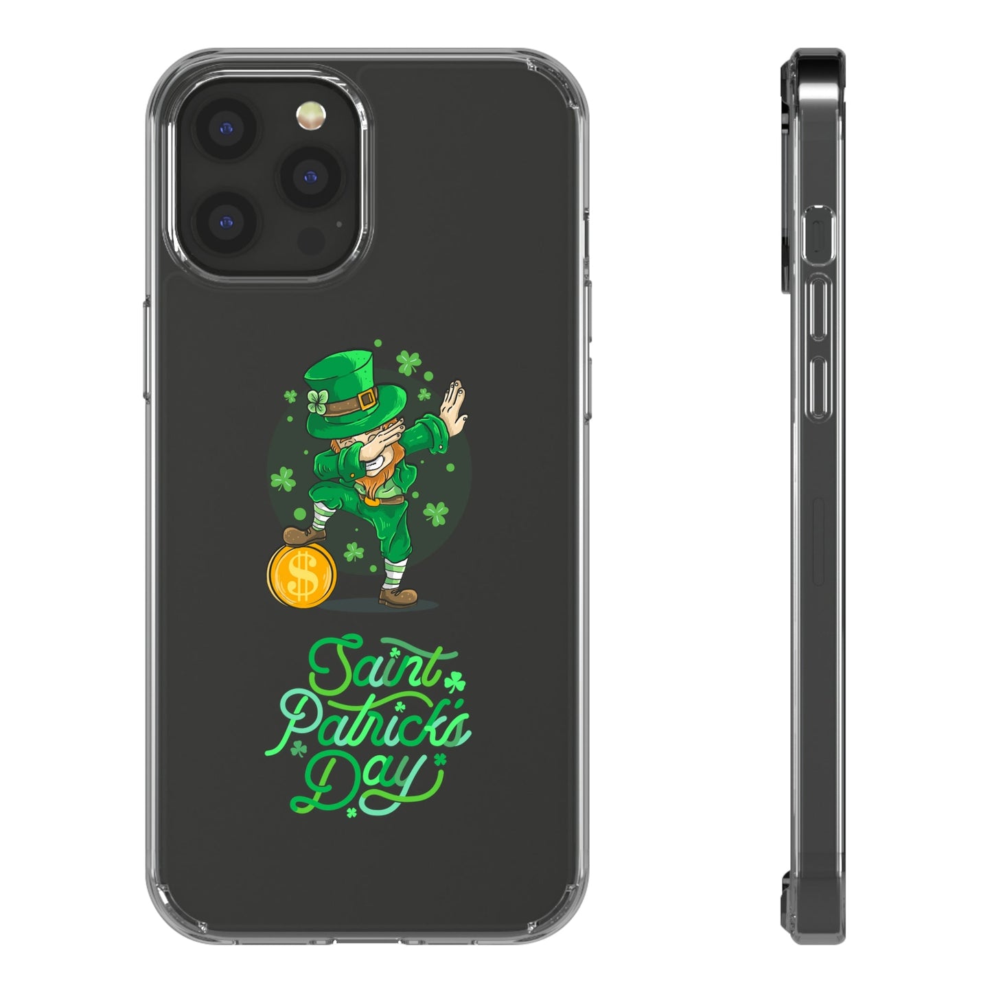 St Patrick's Day Clear Case - Classy Cases - Phone Case - iPhone 12 Pro Max - With gift packaging -