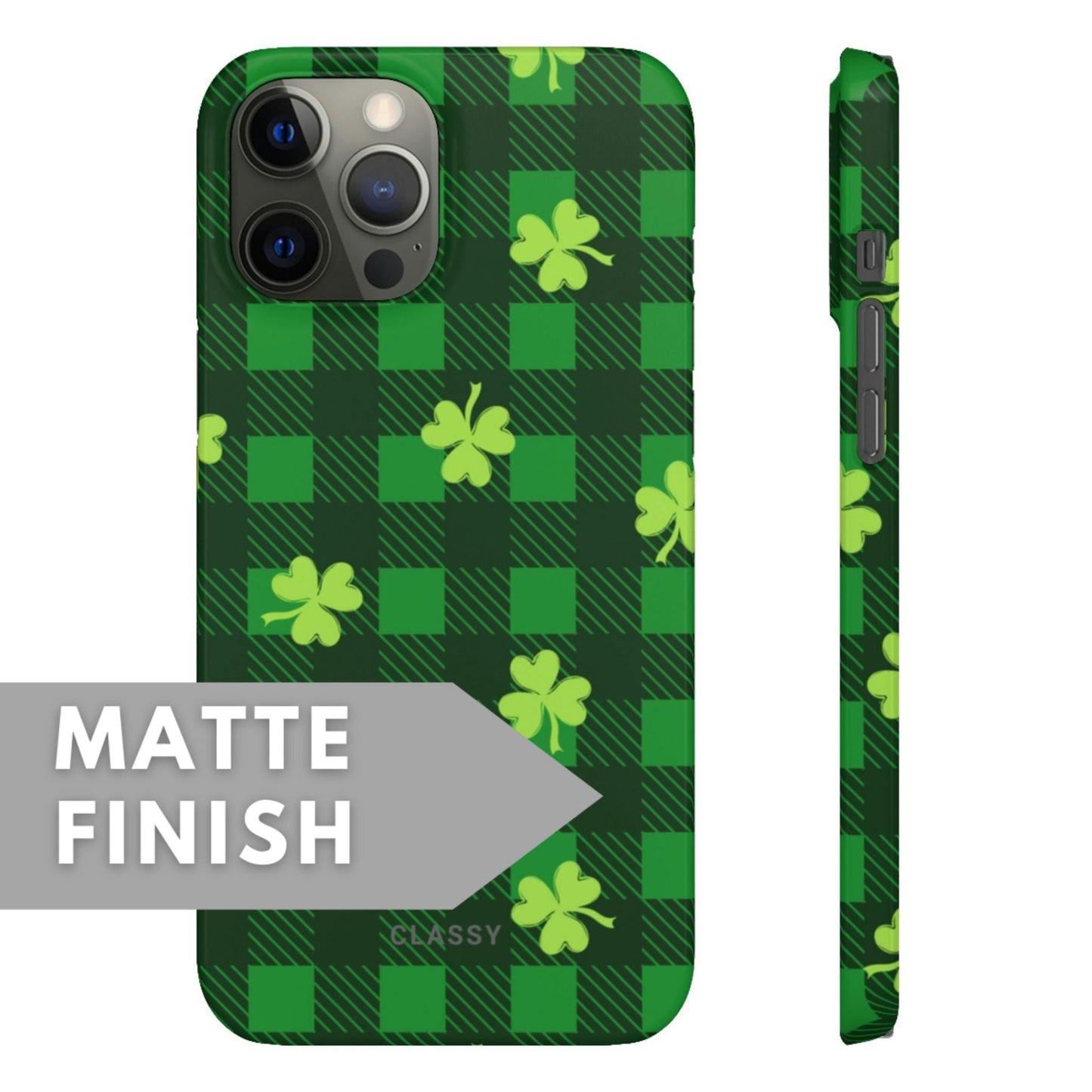 St Patrick's Day Snap Case - Classy Cases - Phone Case - iPhone 12 Pro Max - Glossy -