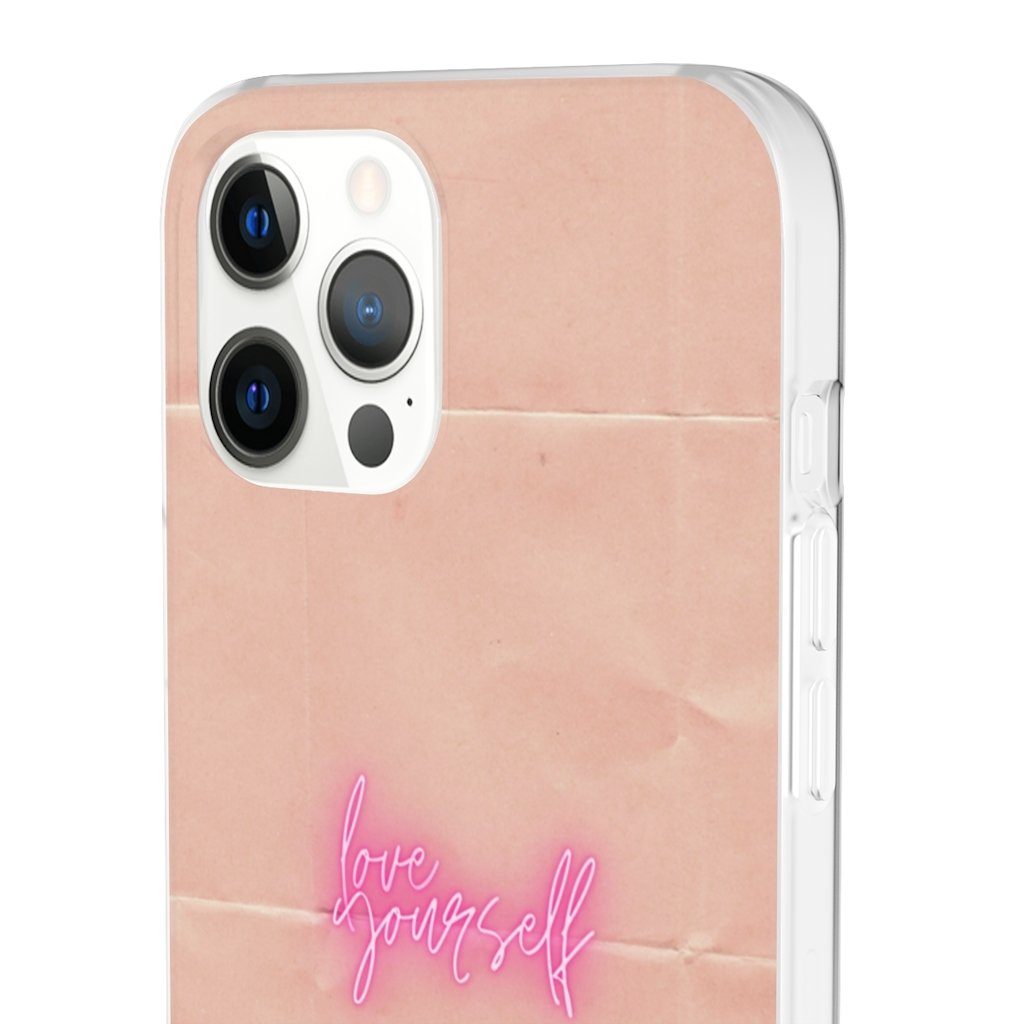 Treat Yourself | Paper Background Flexi Case - Classy Cases - Phone Case - iPhone 12 Pro Max with gift packaging - -