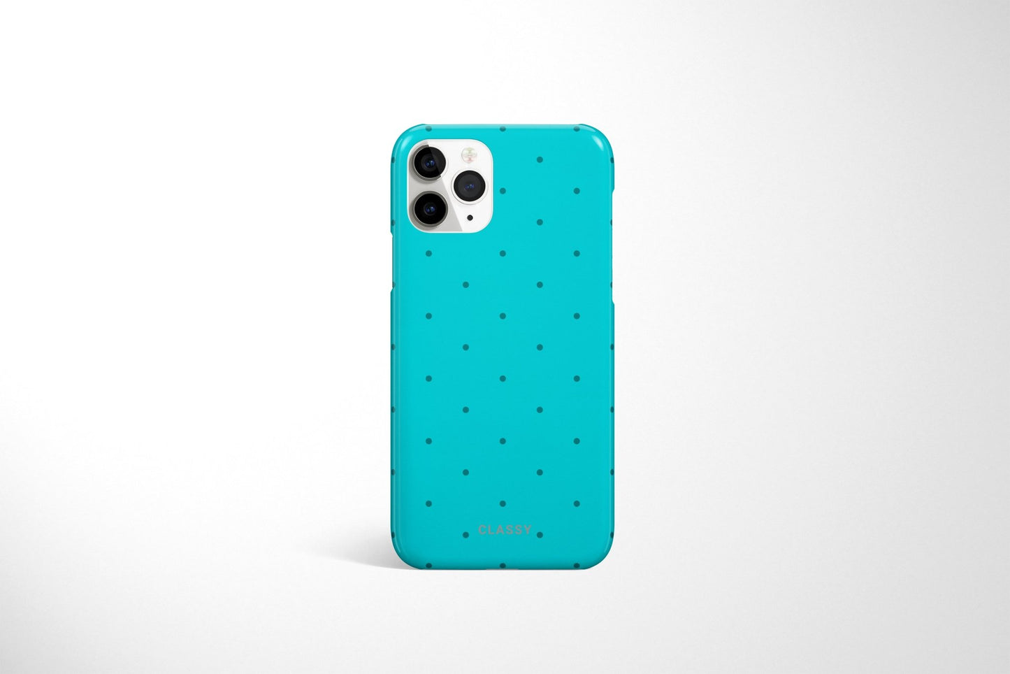 Turquoise Dots Snap Case - Classy Cases - Phone Case - iPhone 14 - Glossy -