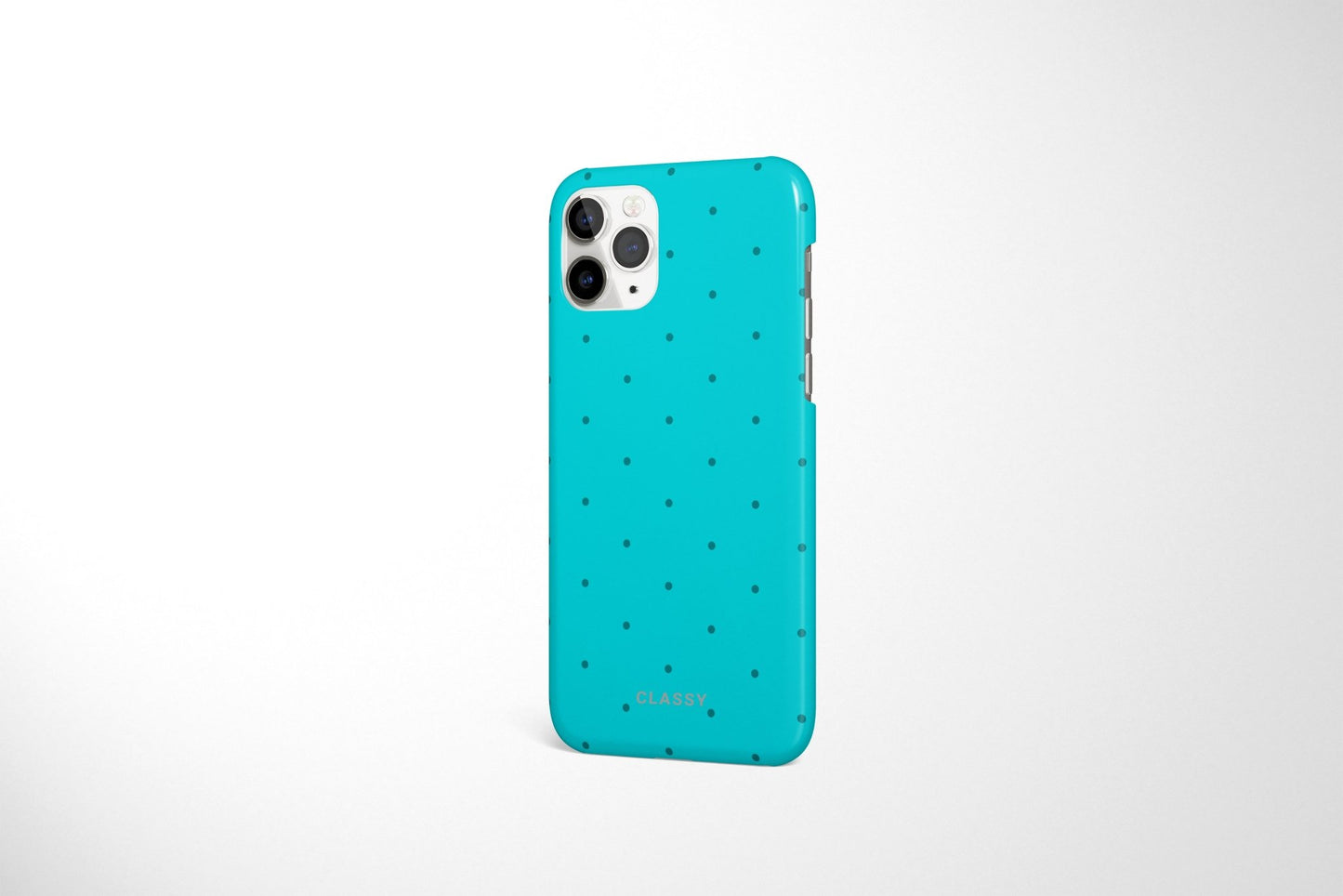 Turquoise Dots Snap Case - Classy Cases - Phone Case - iPhone 14 - Glossy -