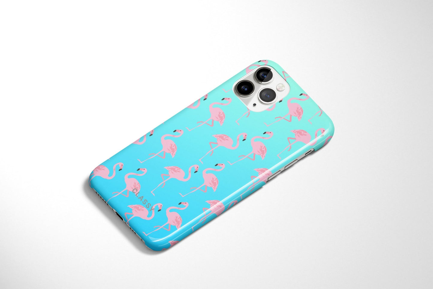 Turquoise Flamingos Snap Case - Classy Cases - Phone Case - iPhone 14 - Glossy -