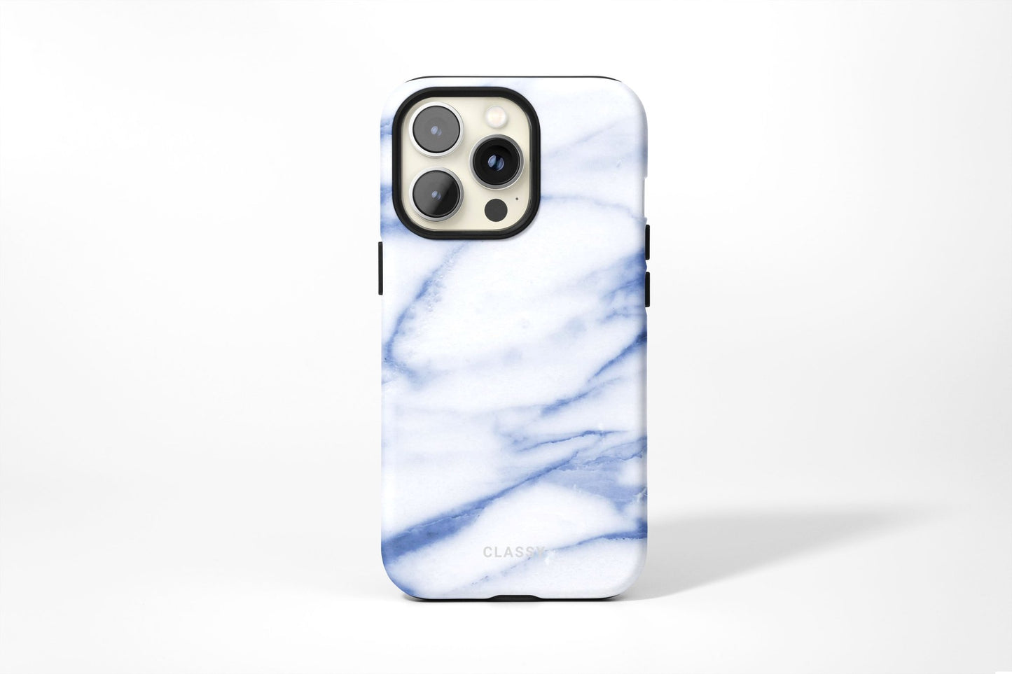 White and Blue Marble Tough Case - Classy Cases