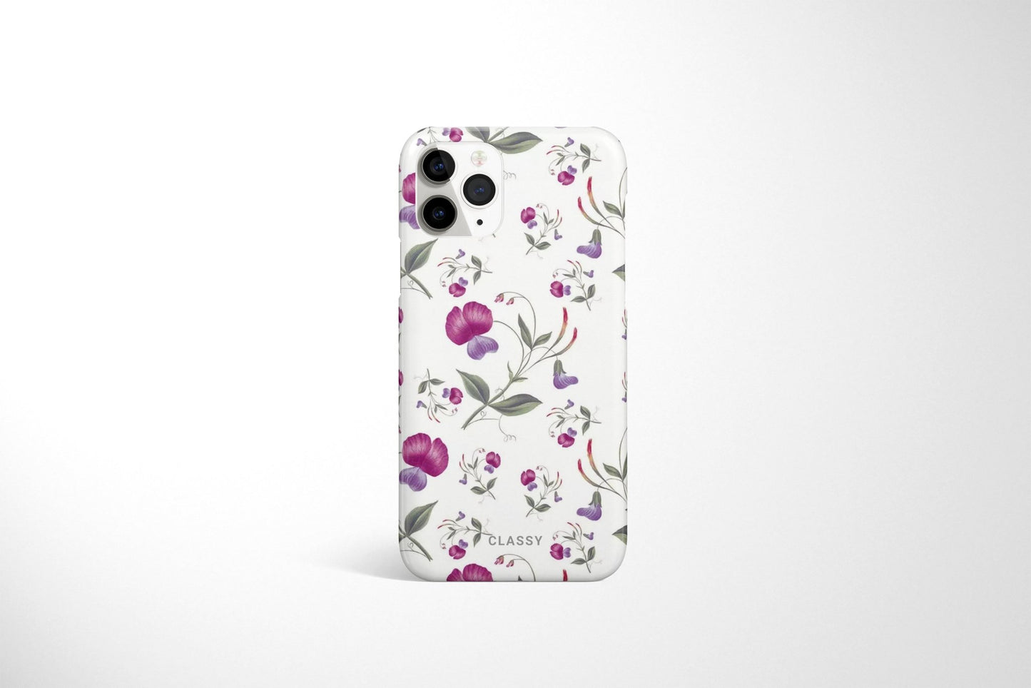White Flower Snap Case - Classy Cases - Phone Case - iPhone 12 Pro Max - Glossy -
