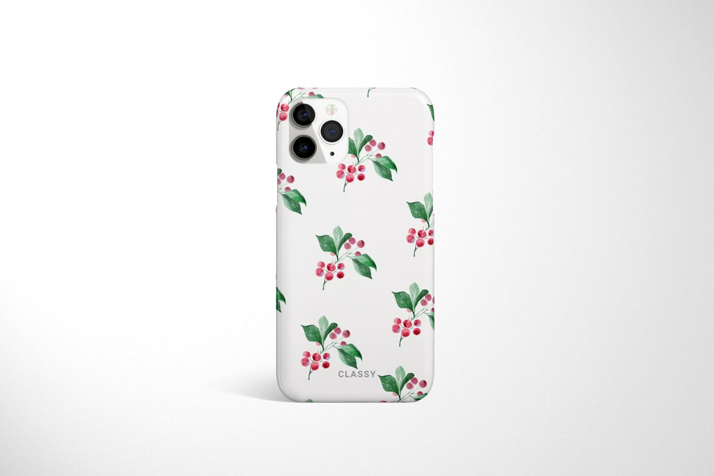 White Flowers Snap Case - Classy Cases - Phone Case - iPhone 12 Pro Max - Glossy -