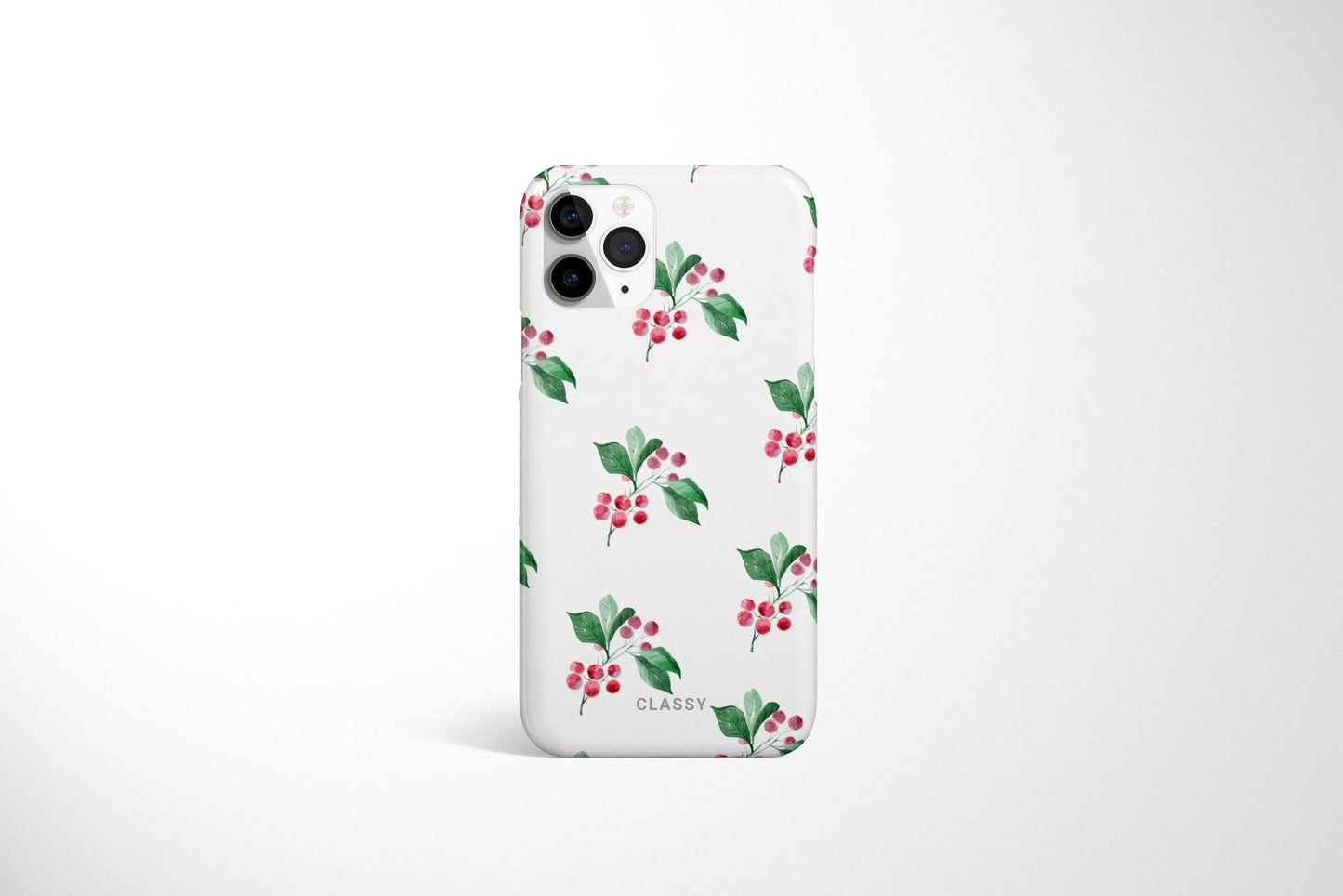 White Flowers Snap Case - Classy Cases