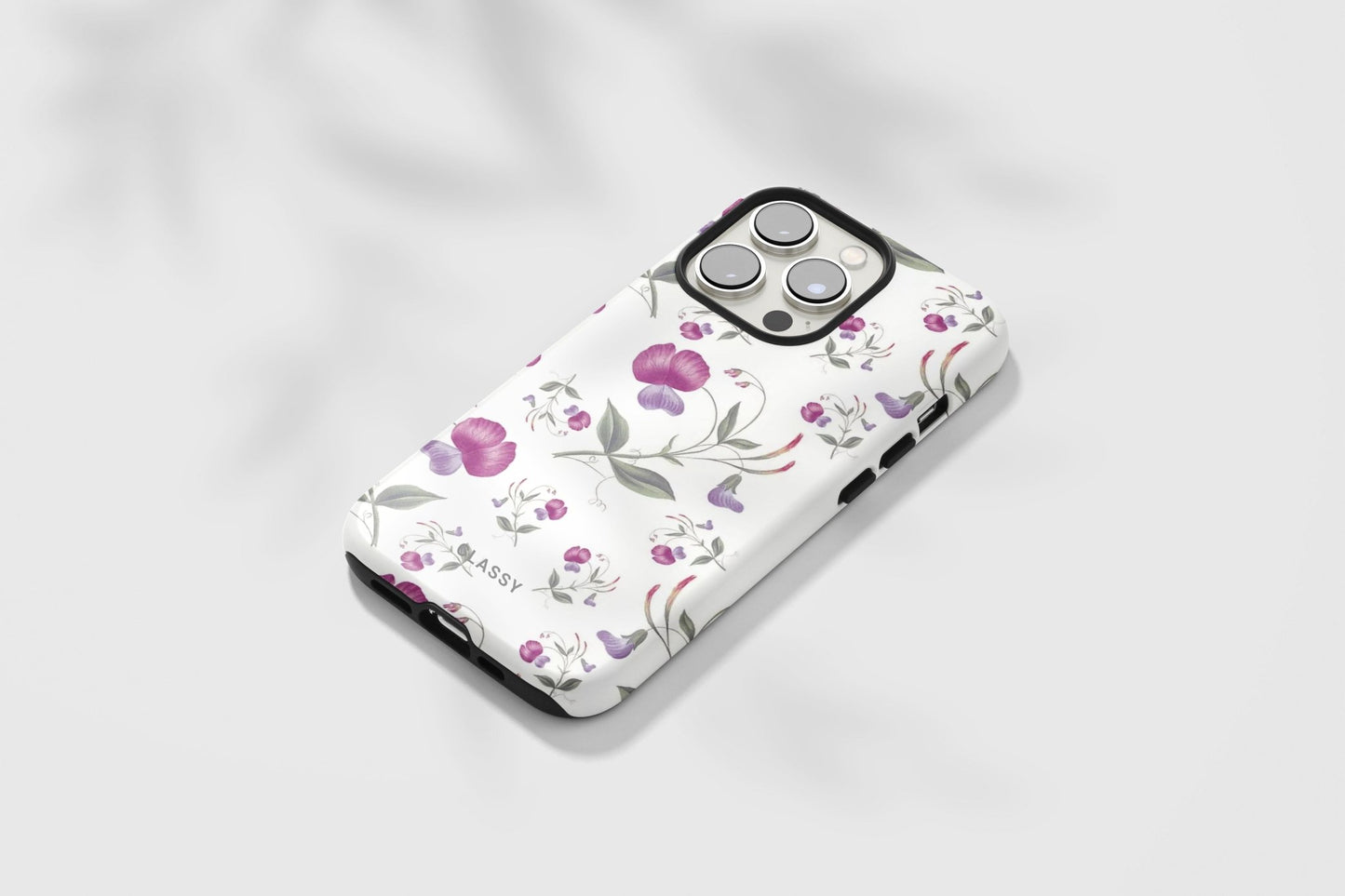 White Flowers Tough Case - Classy Cases