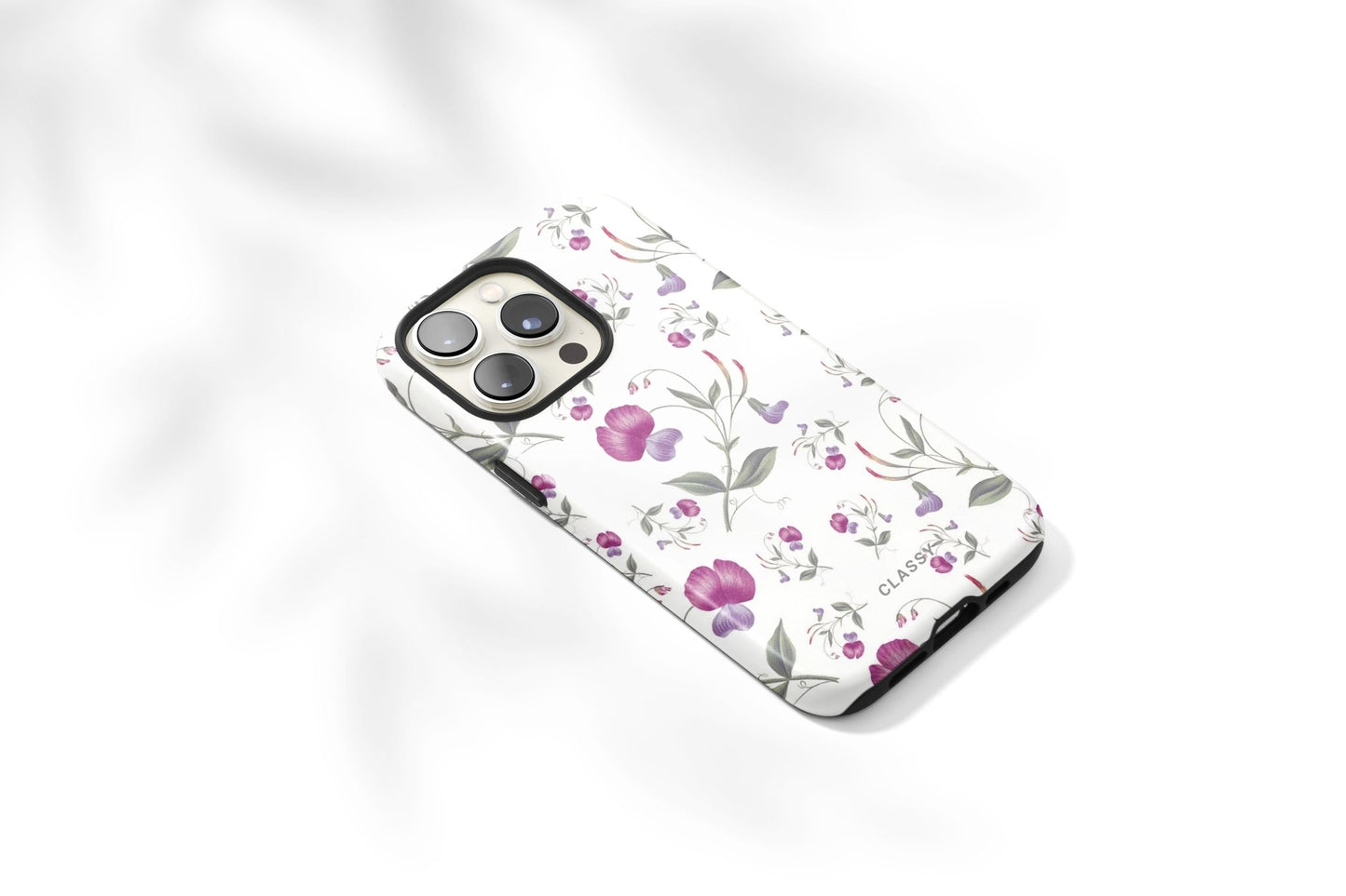 White Flowers Tough Case - Classy Cases