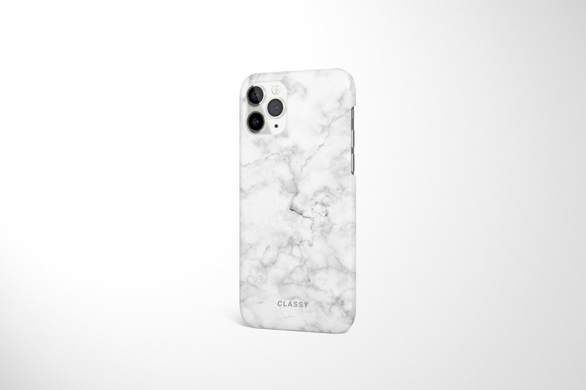 White Marble Snap Case - Classy Cases