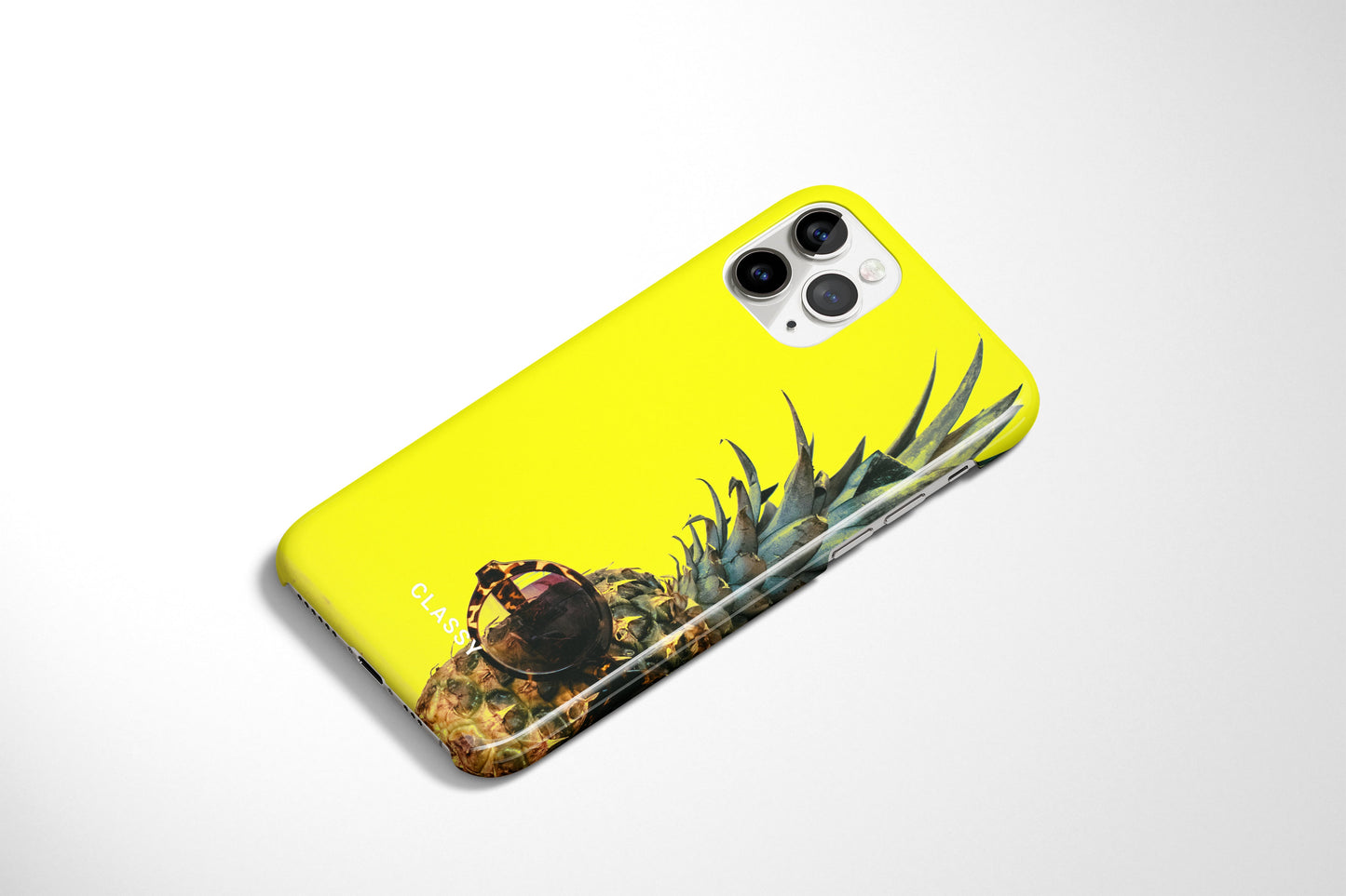 Yellow Pineapple Snap Case - Classy Cases - Phone Case - iPhone 12 Pro Max - Glossy -