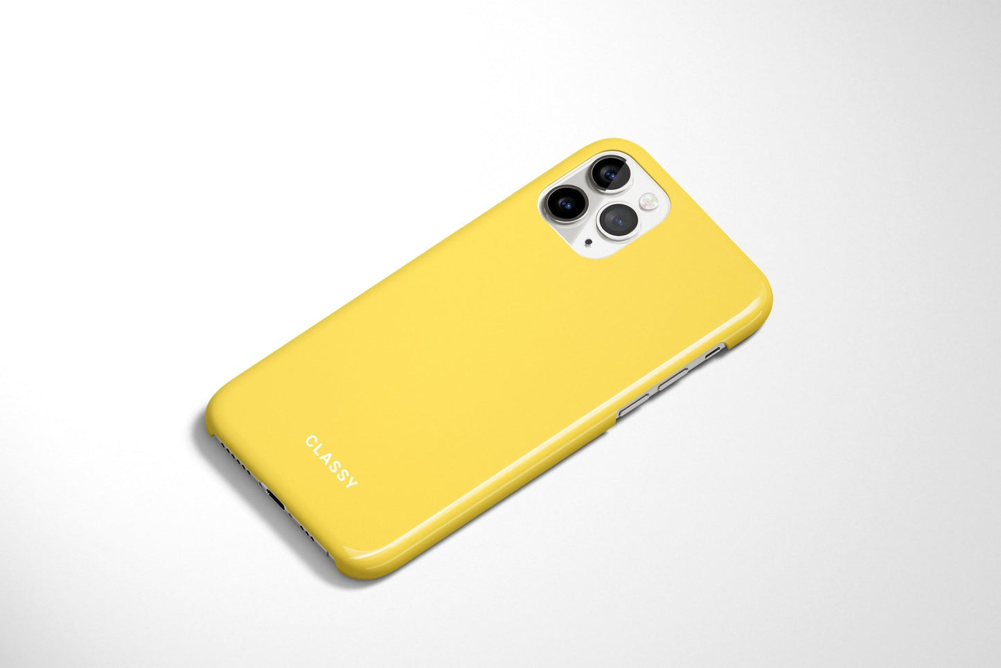 Yellow Snap Case - Classy Cases - Phone Case - iPhone 14 - Glossy -