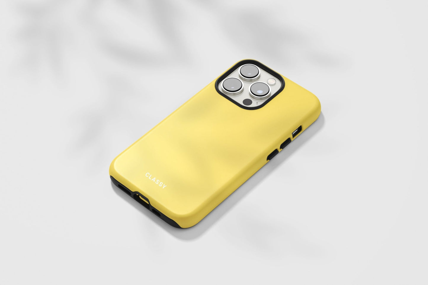 Yellow Tough Case - Classy Cases - Phone Case - iPhone 14 - Glossy -