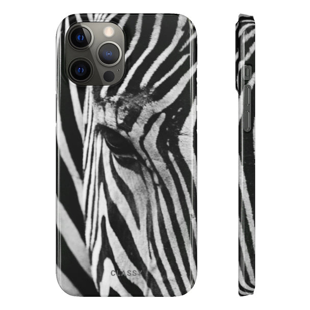Zebra Head from Further Snap Case - Classy Cases - Phone Case - iPhone 12 Pro Max - Glossy -