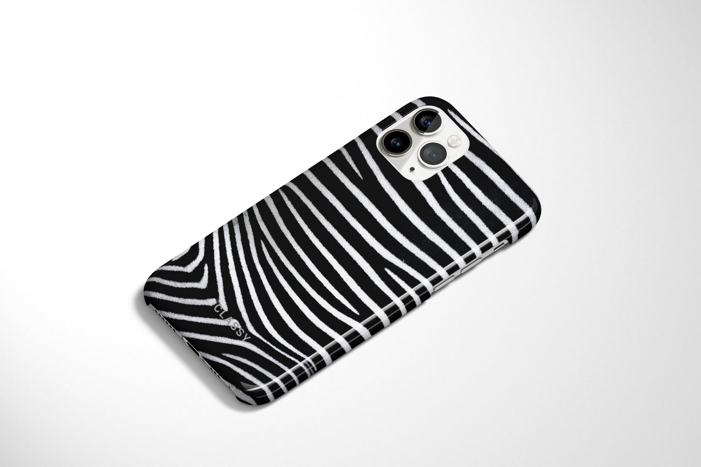 Zebra Pattern Snap Case - Classy Cases - Phone Case - iPhone 12 Pro Max - Glossy -