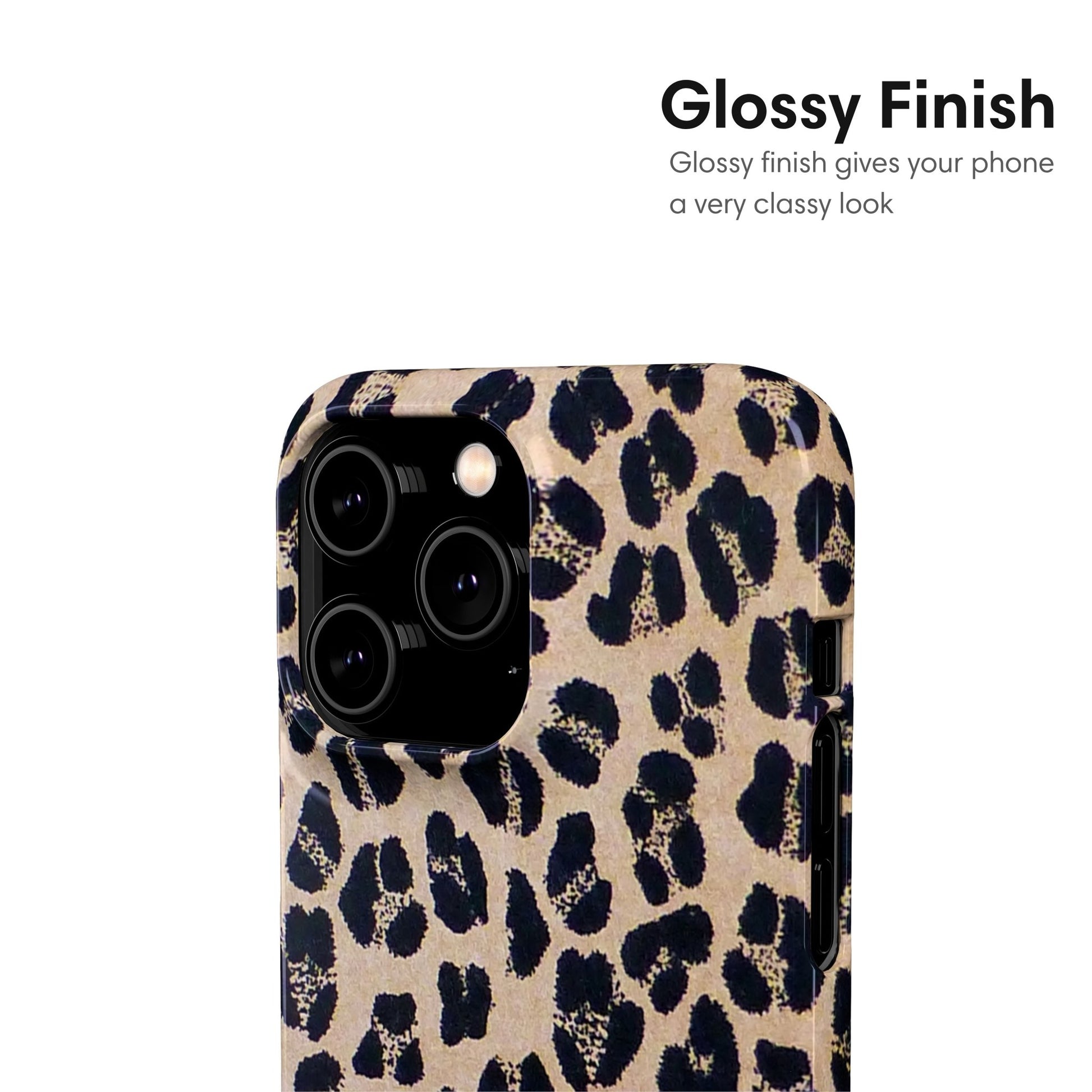 Animal Pattern Snap Case glossy