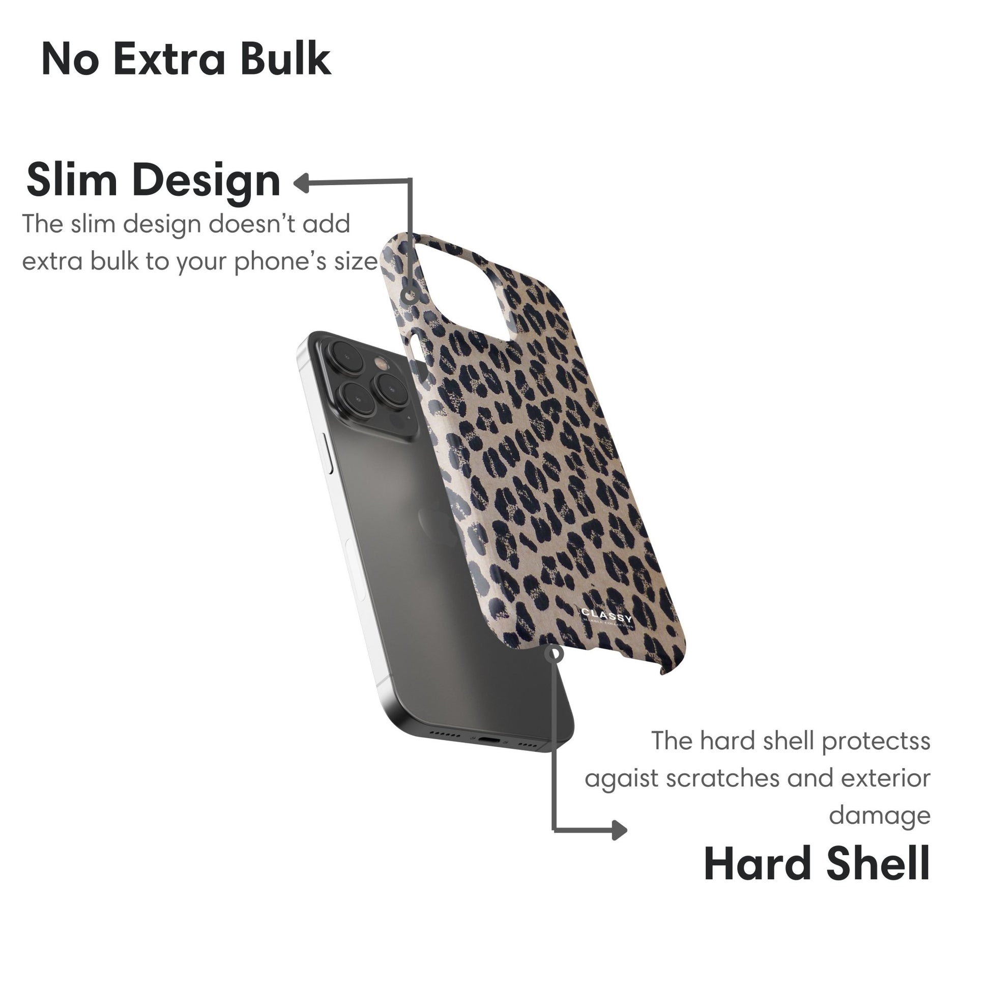 Animal Pattern Snap Case layers