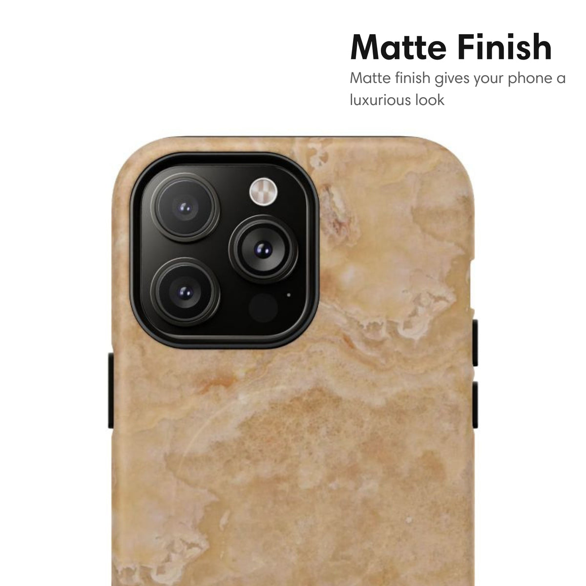 Beige Marble MagSafe Tough Case matte