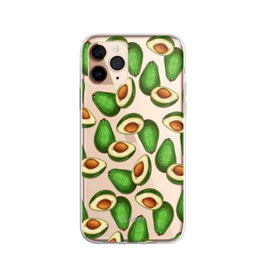 Big Avocados Clear Case front