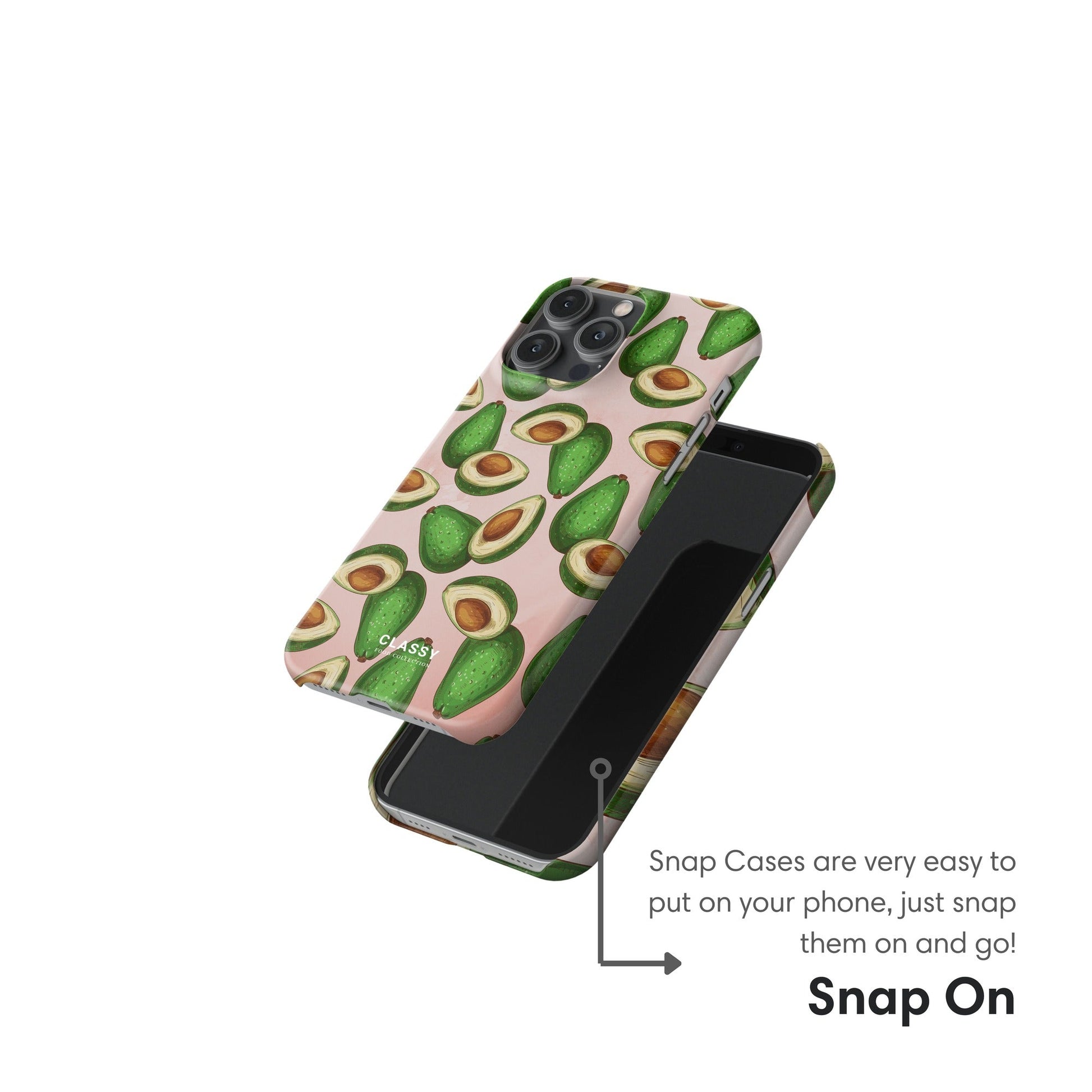 Big Avocados Snap Case snap on