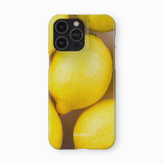 Big Lemons Snap Case front