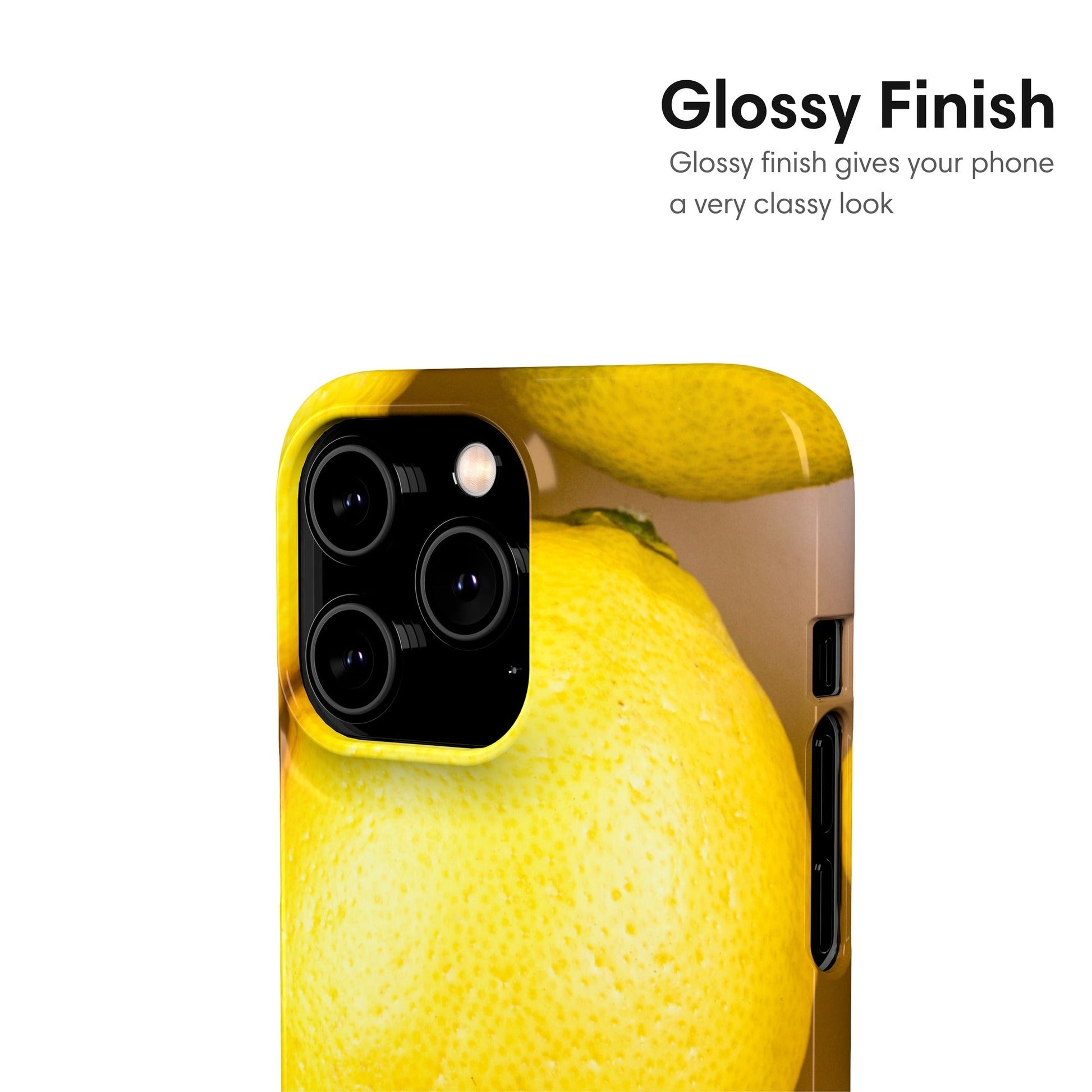 Big Lemons Snap Case glossy