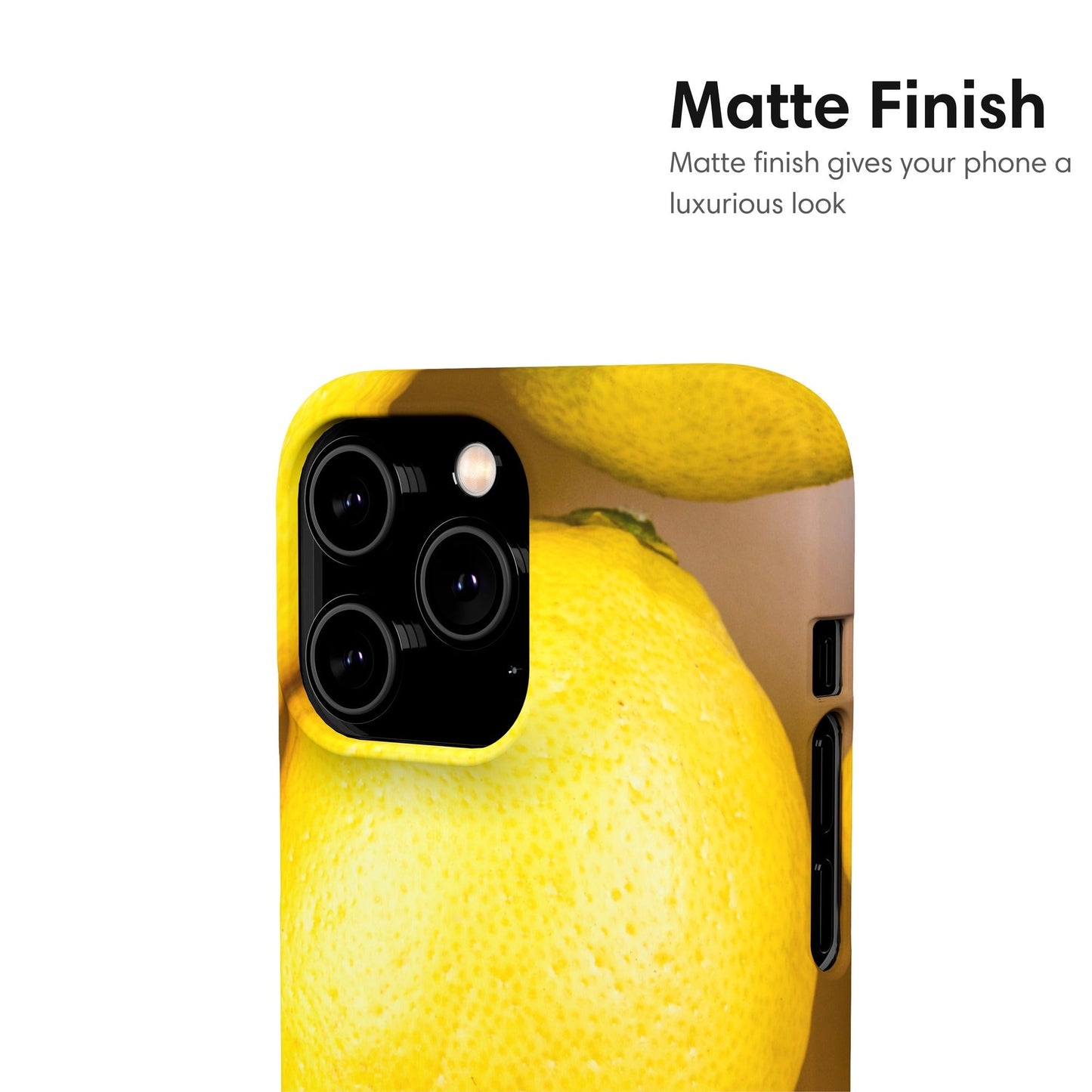 Big Lemons Snap Case matte