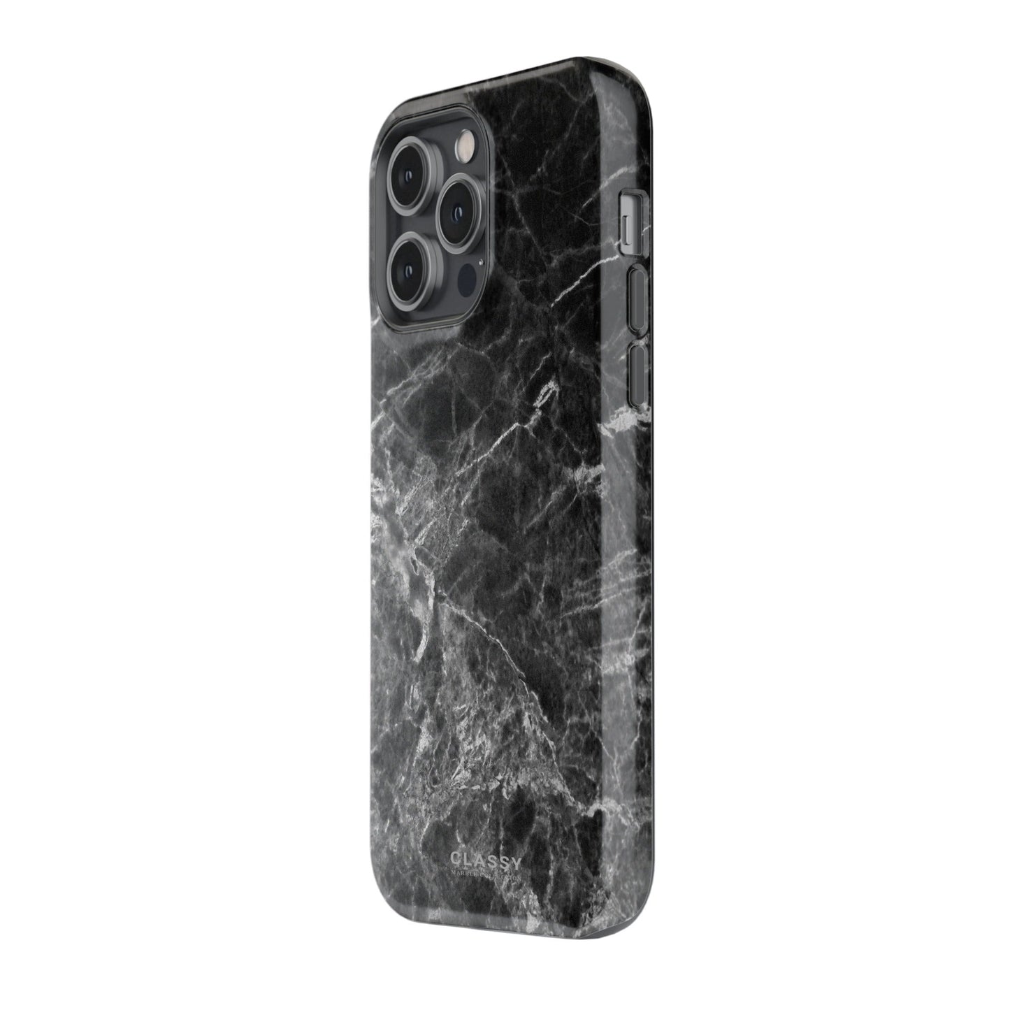 Black Marble Tough Case side