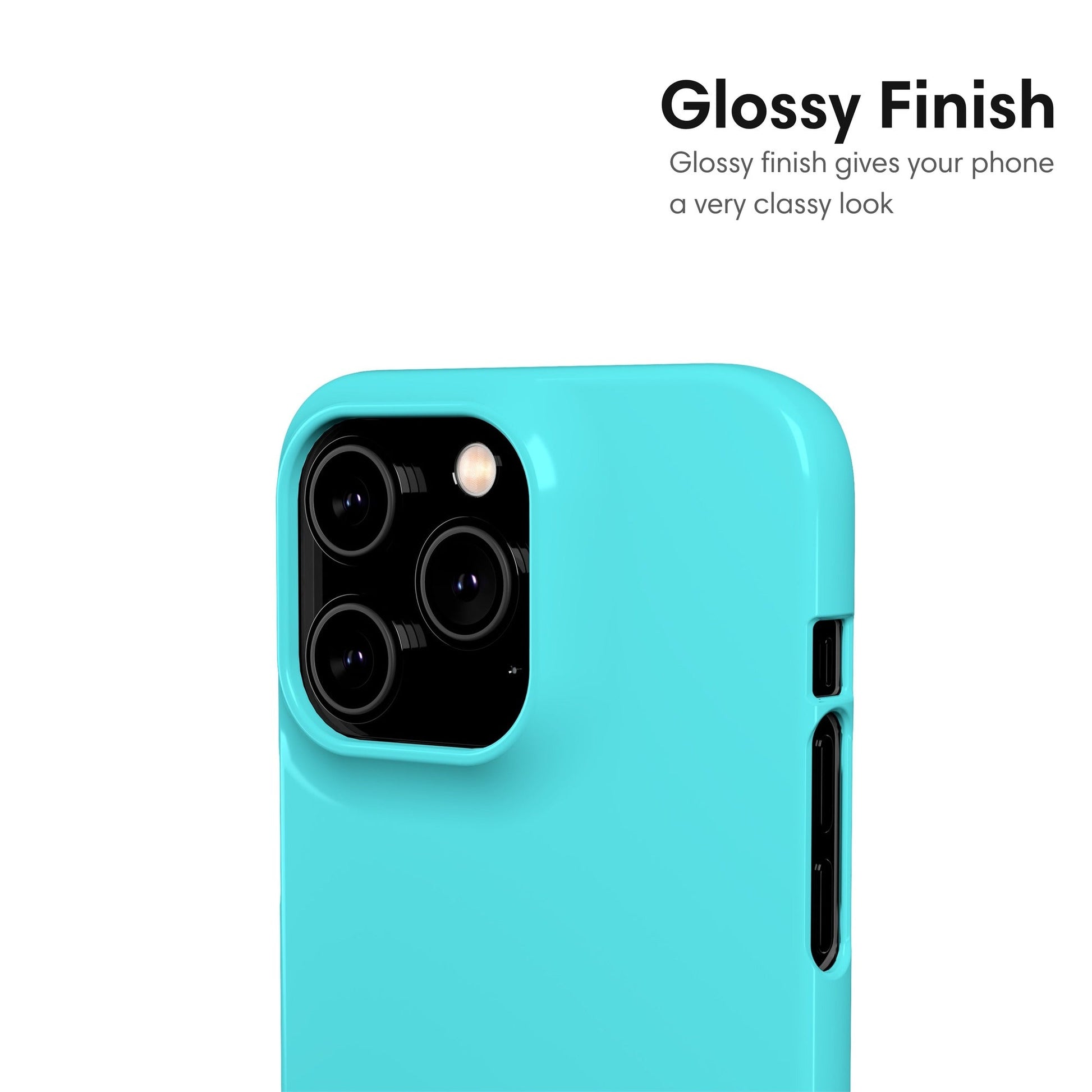 Bright Blue Snap Case glossy