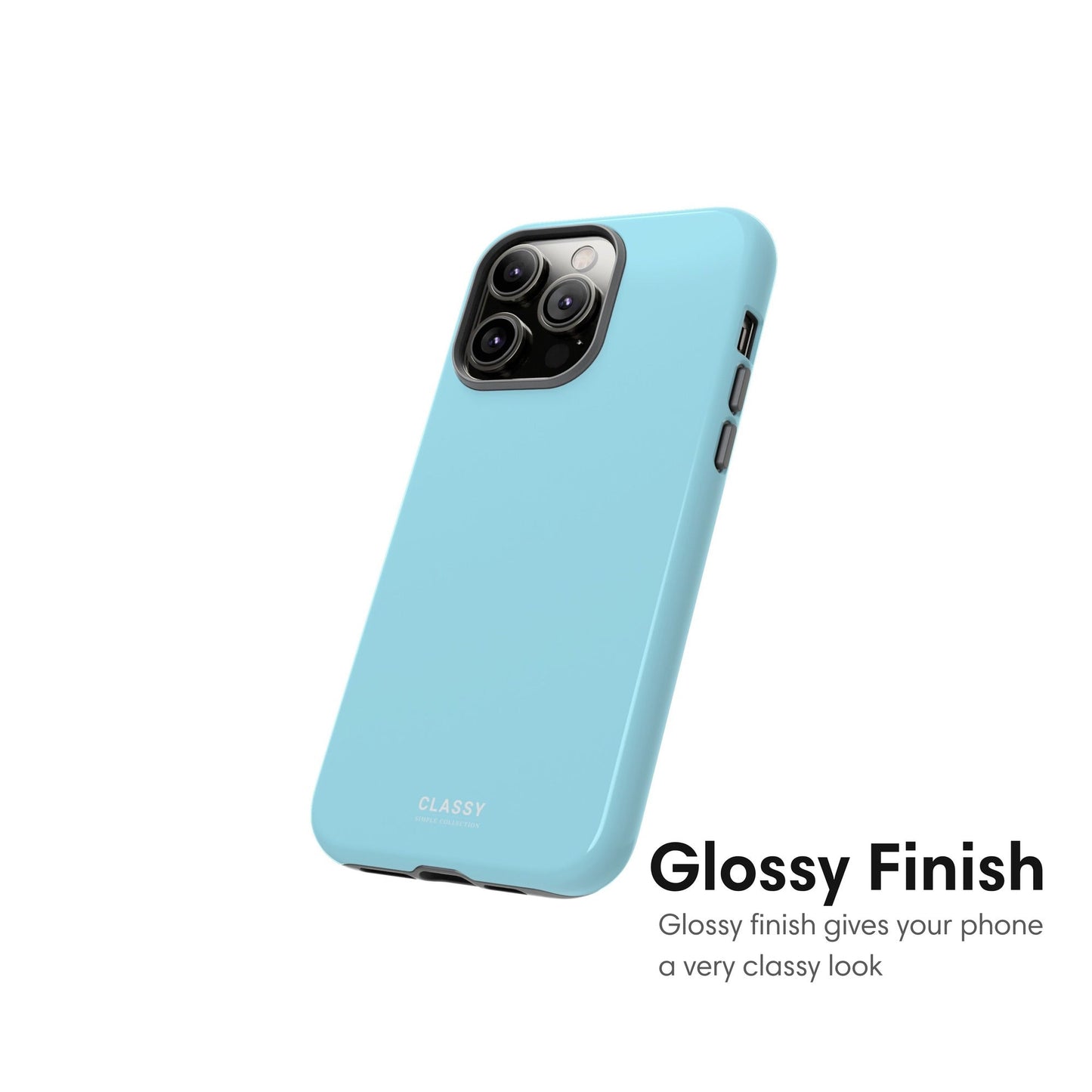 Bright Blue Tough Case glossy