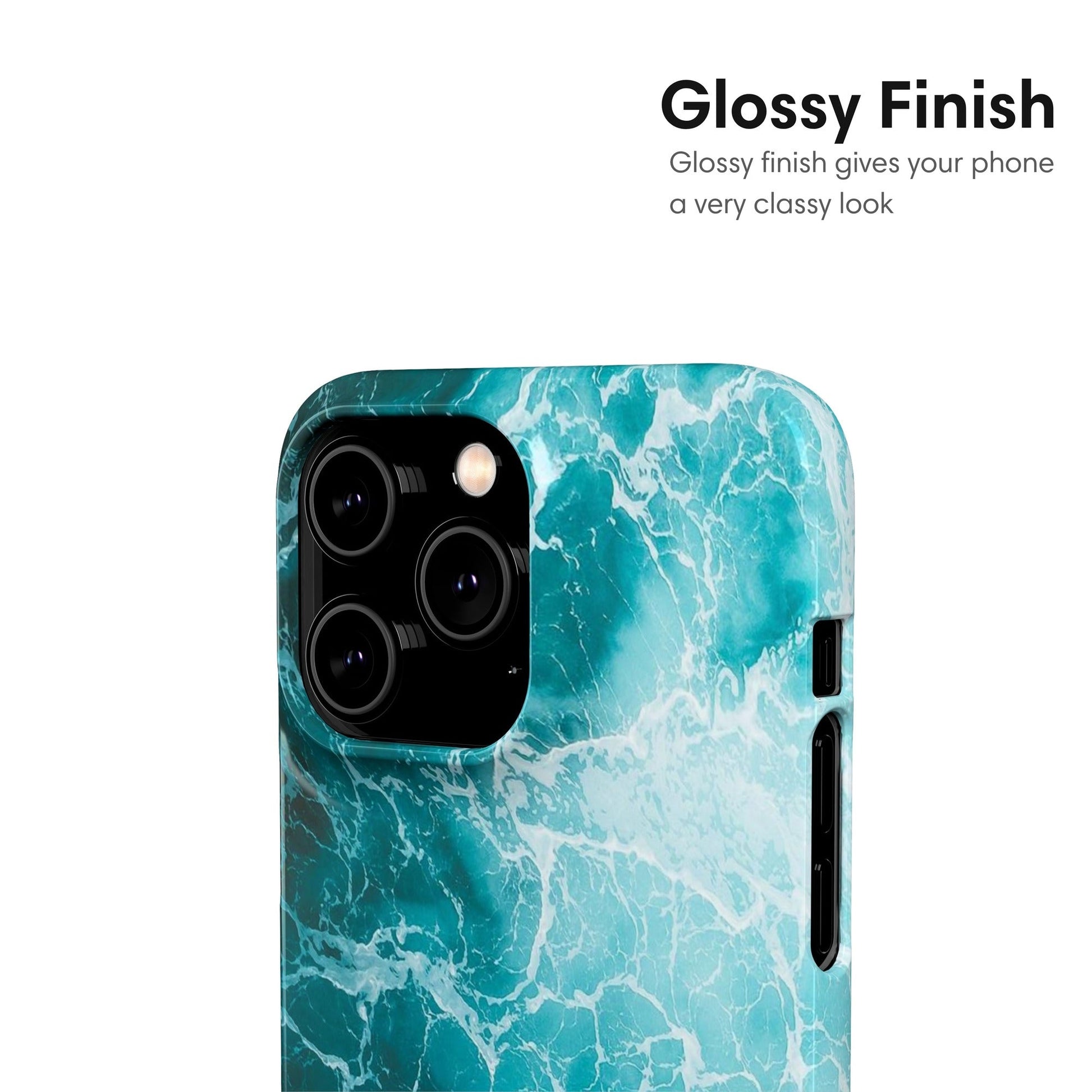 Bright Ocean Breeze Snap Case glossy