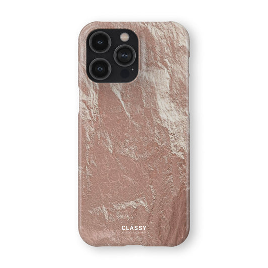 Bronze Texture Design Snap Case front