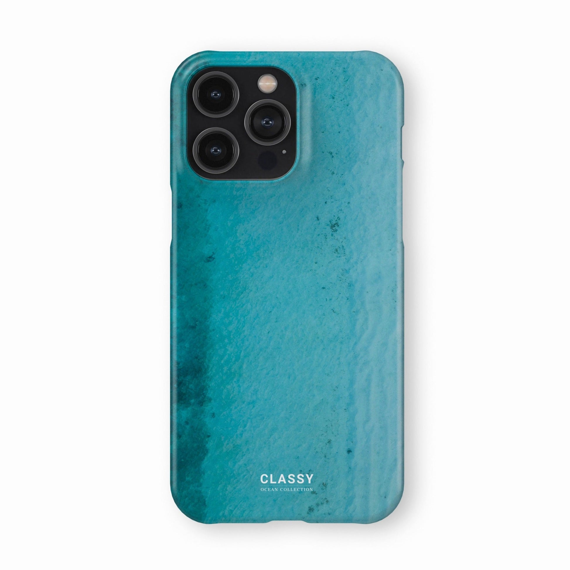 Calm Ombre Ocean Snap Case front